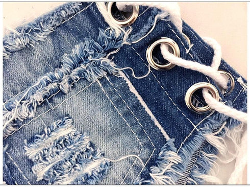 Ripped Rope Shorts